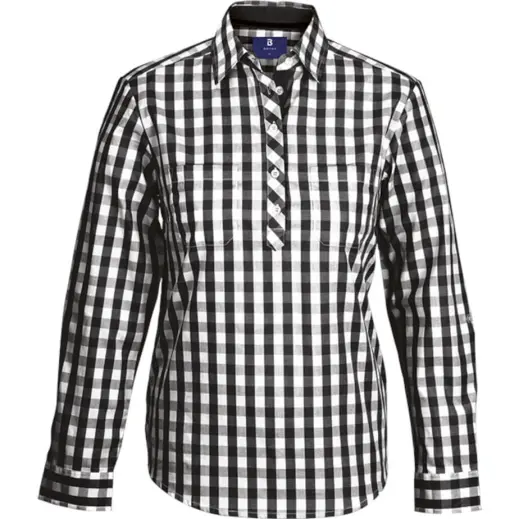 Ladies Cedar Blouse Black-White